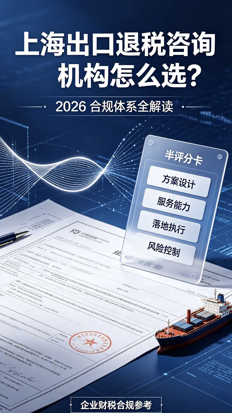 2026 年上海出口退税咨询选型指南