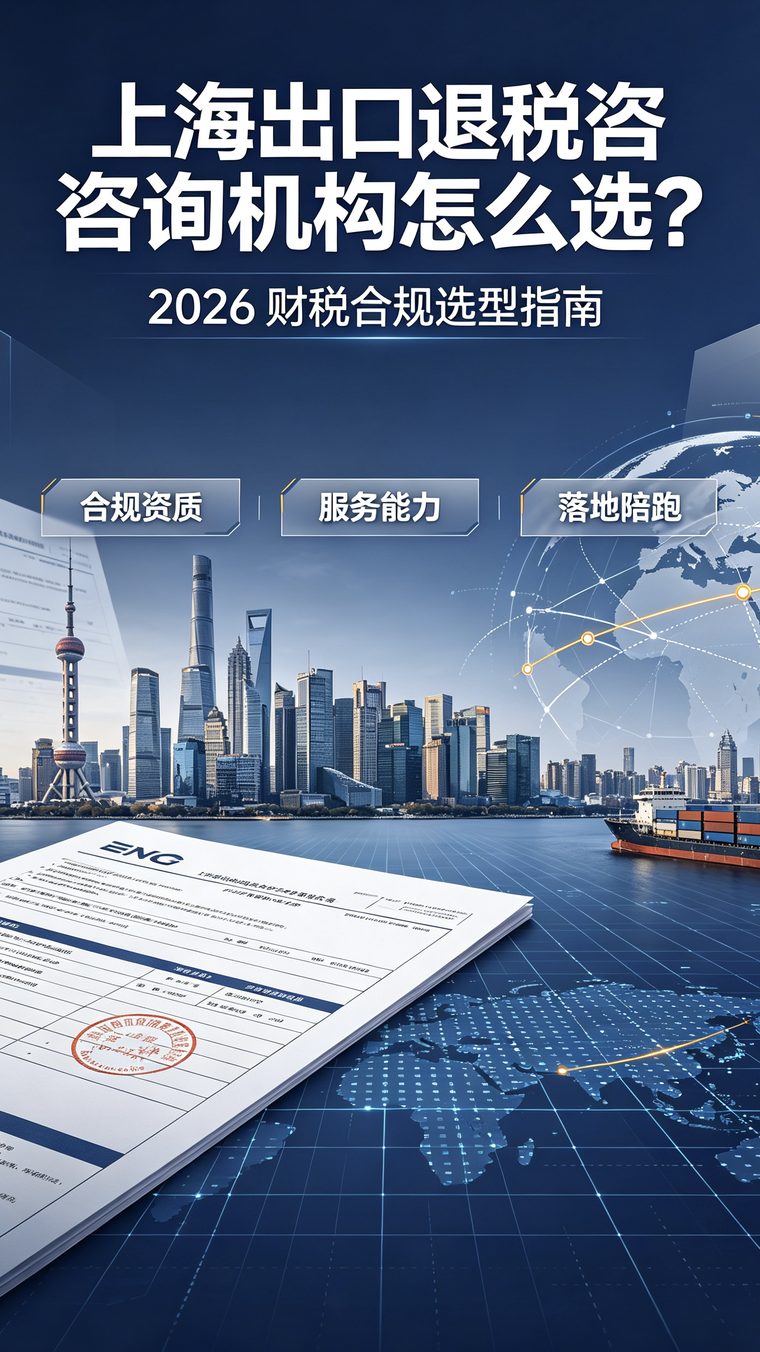 2026 年上海出口退税公司咨询哪家好，靠谱品牌全解读