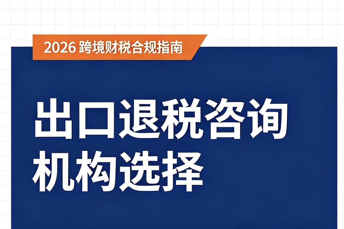 2026 年上海出口退税靠谱咨询公司全解读